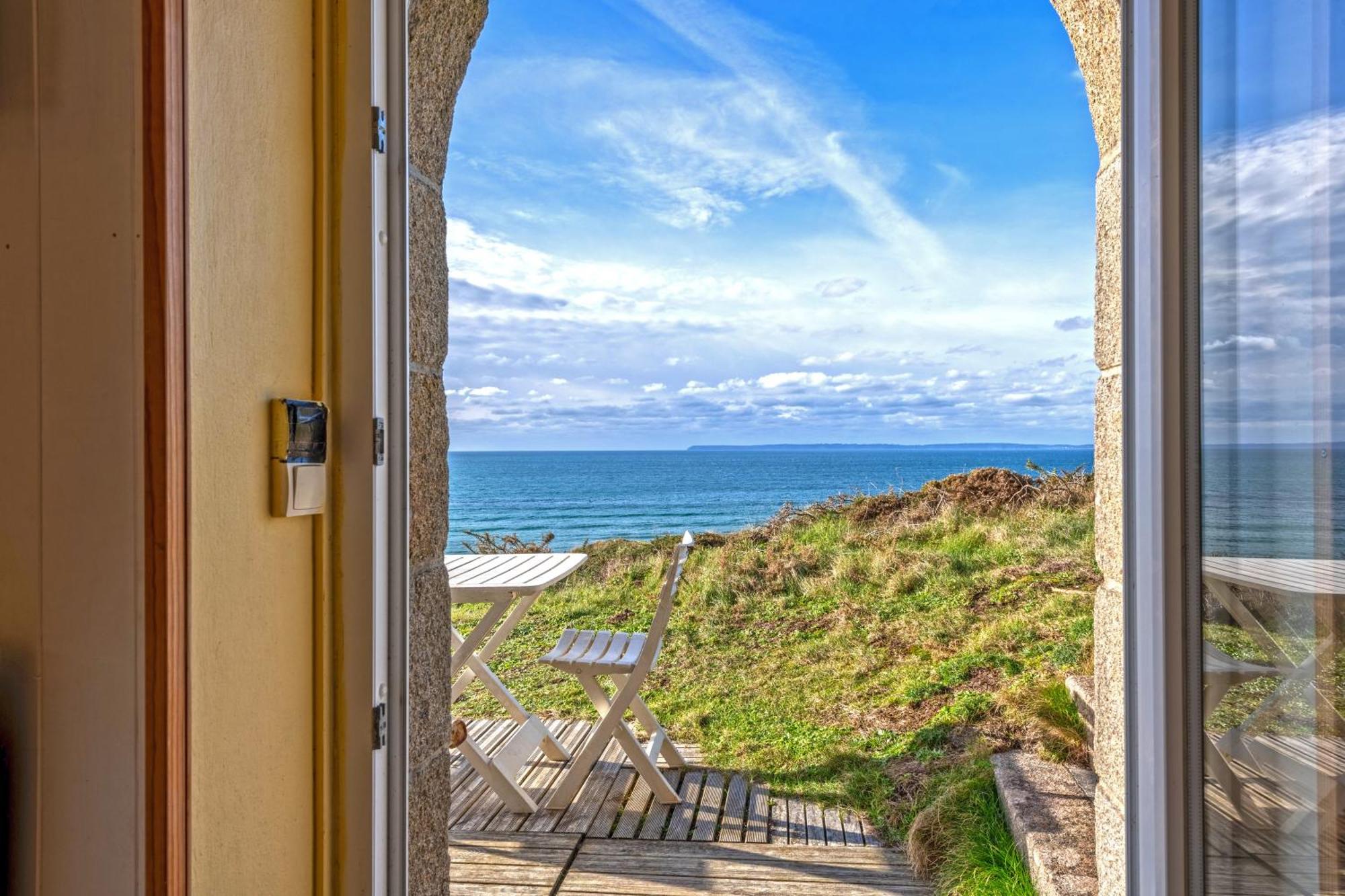 Studio Vue Sur Mer Plomodiern Kültér fotó